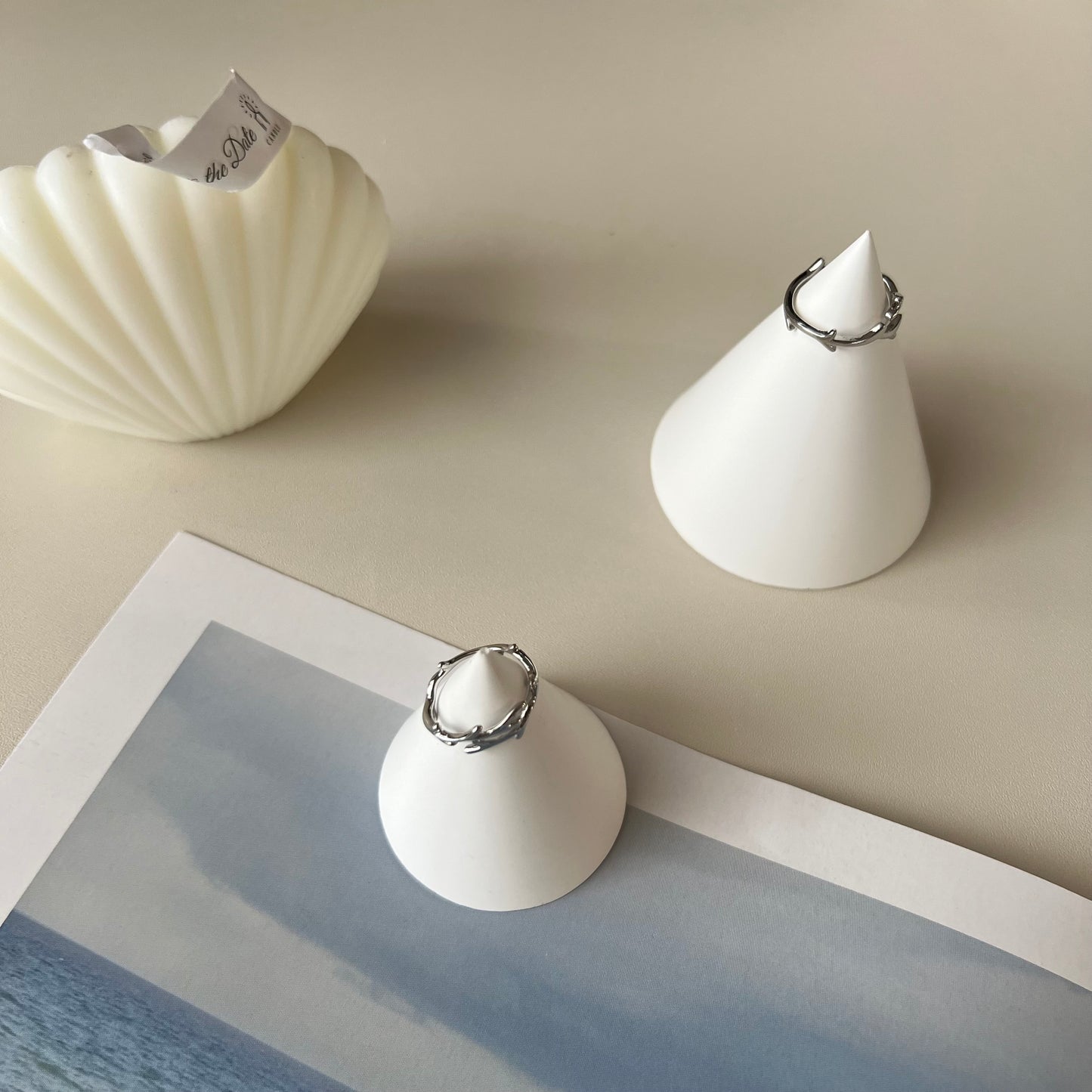 【Jooli Jewellery】 Waves ring 海浪戒指 | S925銀飾品 |簡約戒指