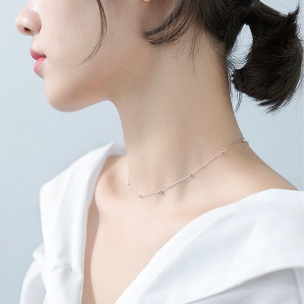 【Jooli Jewellery】 Polly Necklace 波珠項鍊 | S925銀項鍊|疊戴項鍊