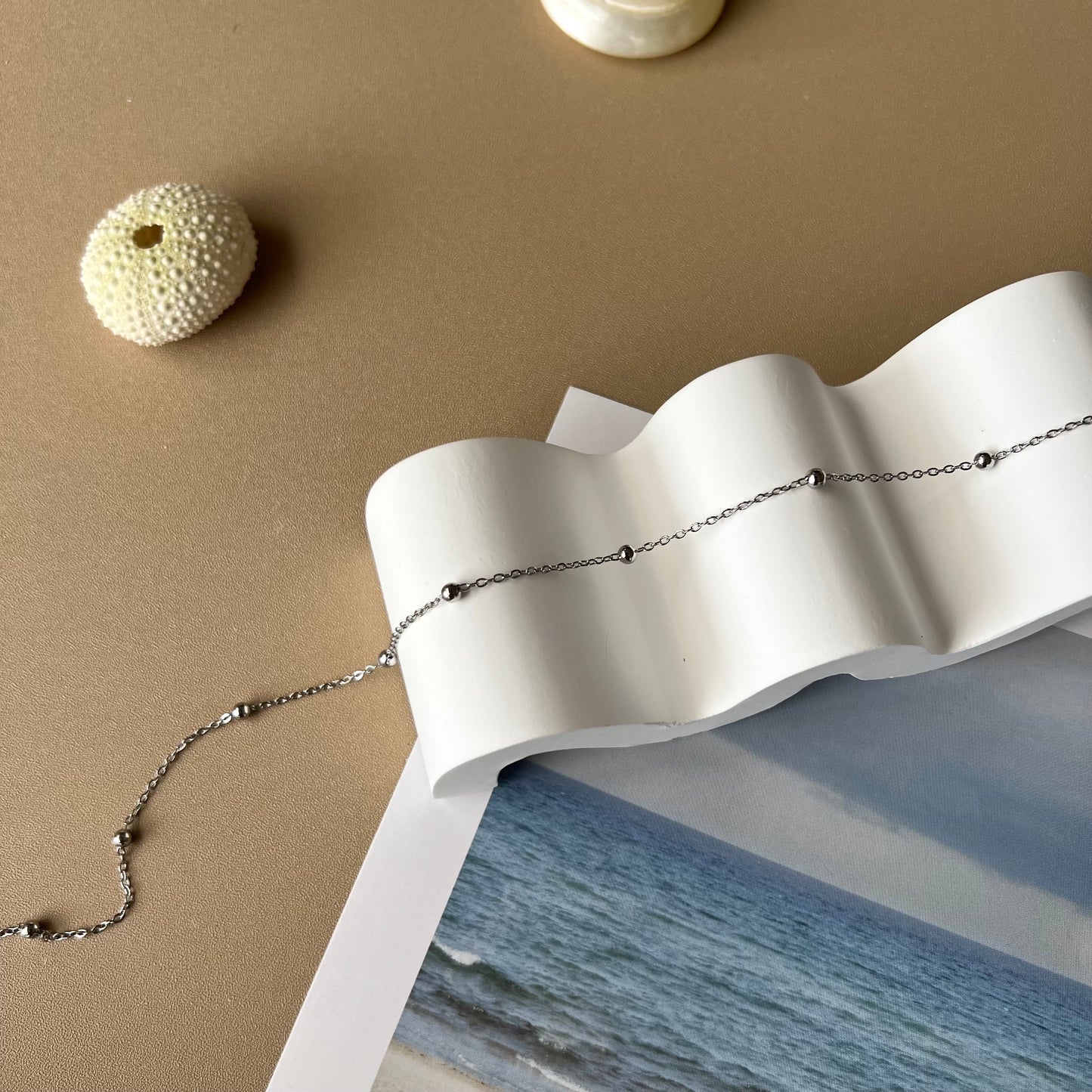 【Jooli Jewellery】 Polly Necklace 波珠項鍊 | S925銀項鍊|疊戴項鍊