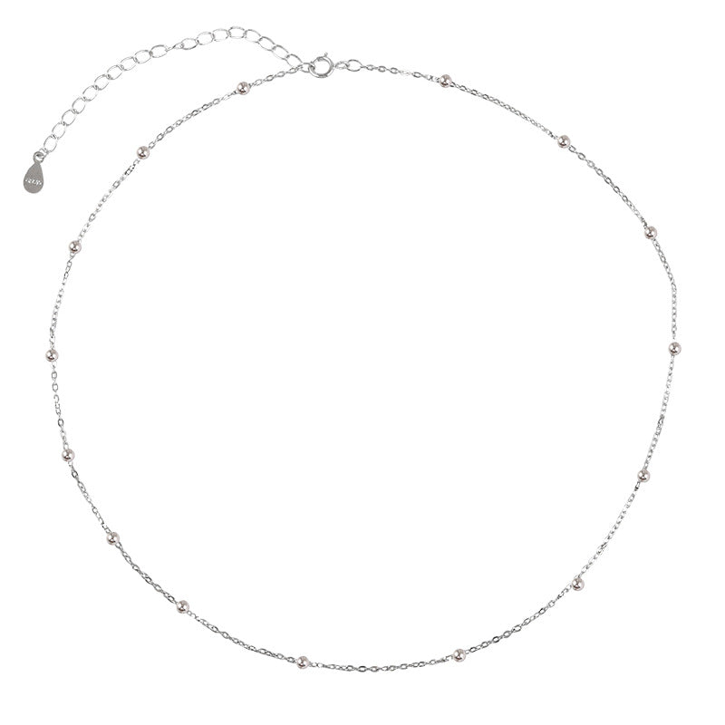 【Jooli Jewellery】 Polly Necklace 波珠項鍊 | S925銀項鍊|疊戴項鍊
