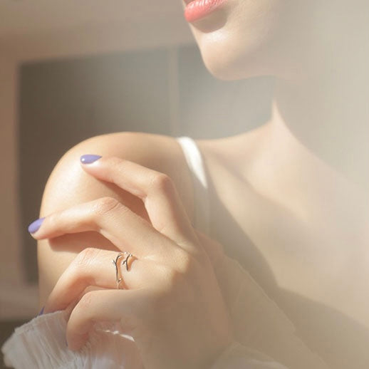 【Jooli Jewellery】 Waves ring 海浪戒指 | S925銀飾品 |簡約戒指