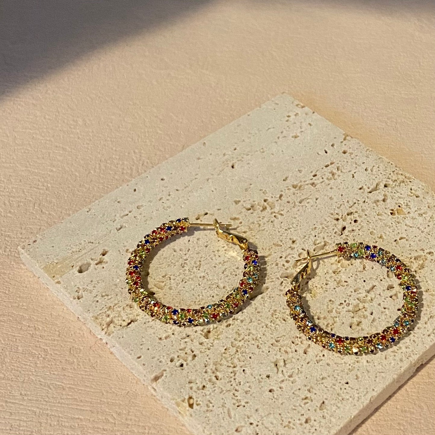 【Jooli Jewellery】Iridescent夢境耳環|18k鍍金飾品|耳環