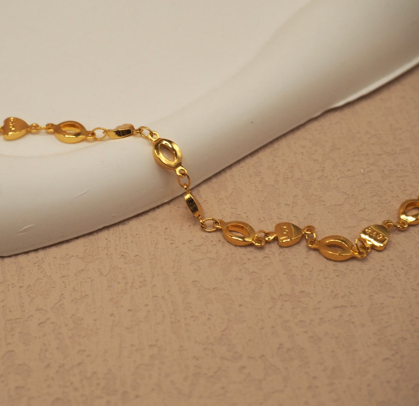 【Jooli Jewellery】Serendipity LOVE 刻字鎖骨鍊|18k鍍金飾品