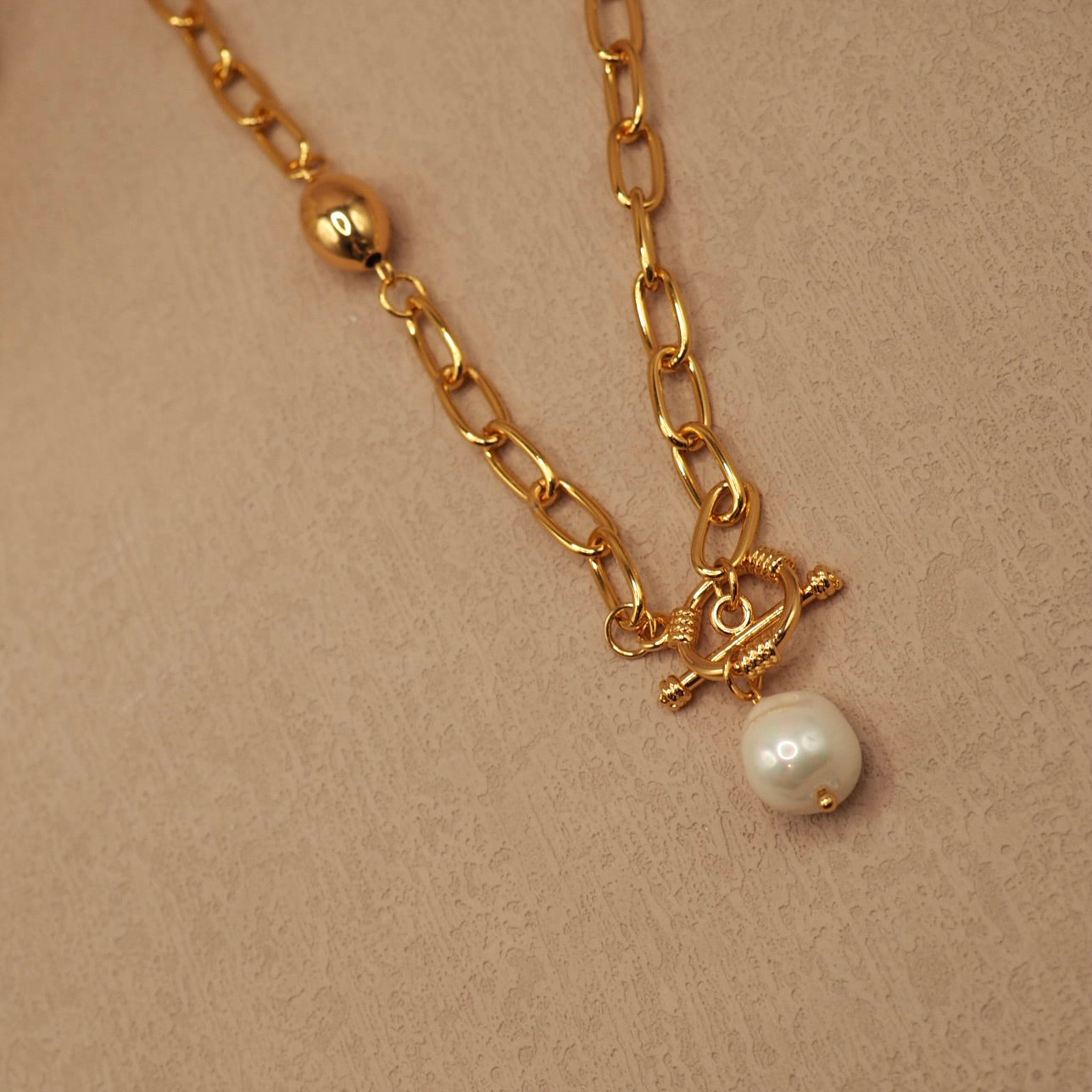 【Jooli Jewellery】Ineffable人魚眼淚項鍊|18k鍍金飾品|項鍊