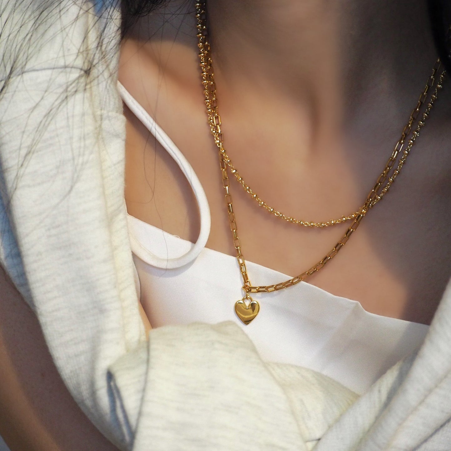【Jooli Jewellery】Sonder疊戴項鍊|18k鍍金飾品|項鍊